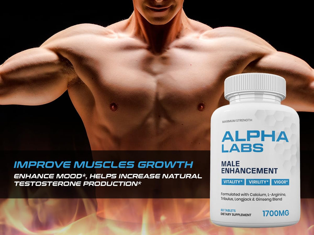 Zonata 2-Pack Alpha Labs men's supplement bottle – label close-up