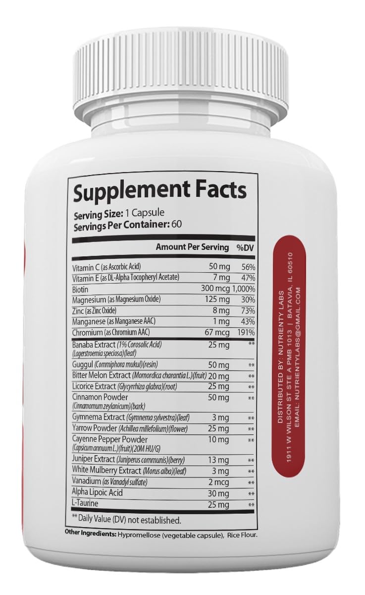 Zonata Blood Stabilizer Capsules bottle label close-up