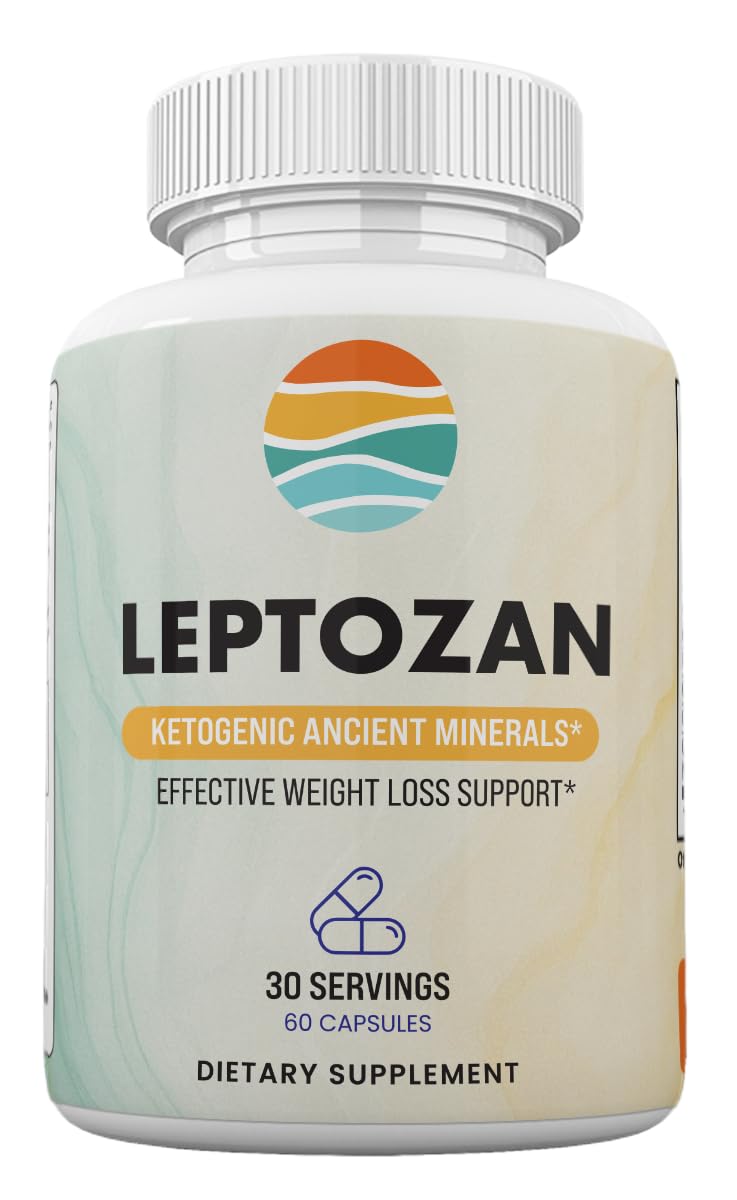 Zonata Leptozan Advanced Formula bottle with 60 capsules for daily use.