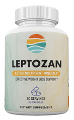 Zonata Leptozan Advanced Formula bottle with 60 capsules for daily use.