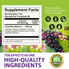 Botanicals calendula, horsetail, and burdock used in the blend