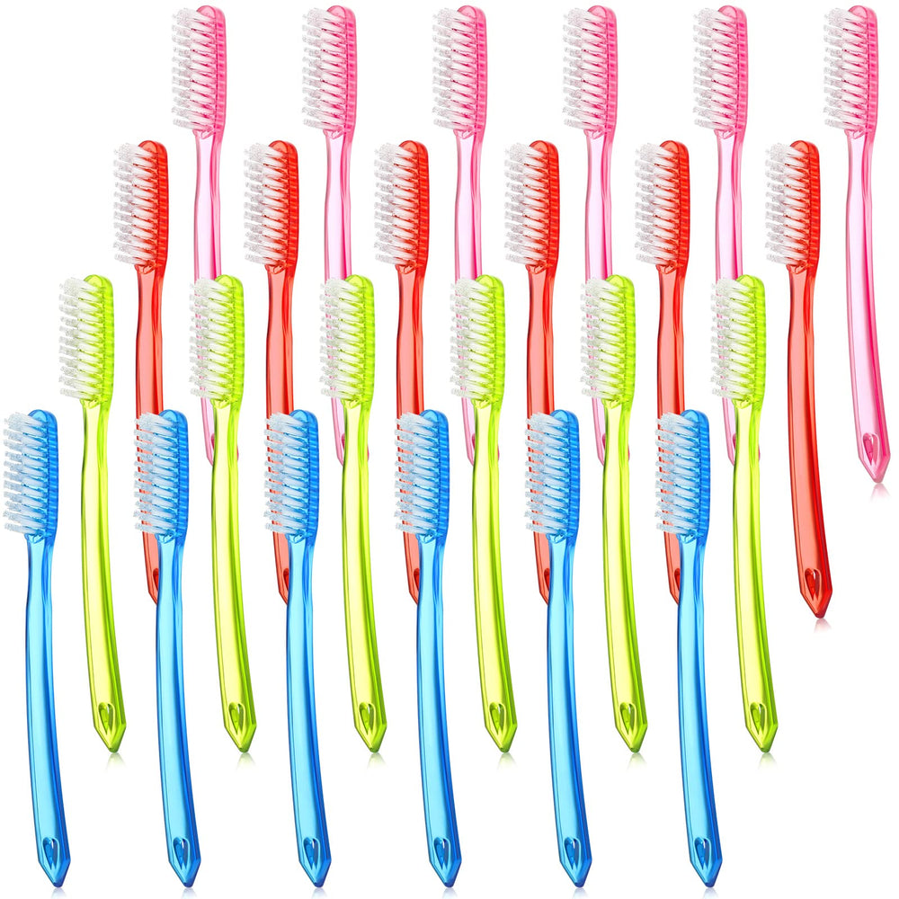 Blue Zopeal extra hard toothbrush 24-piece bulk set
