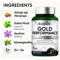 Zotreval Bulgoire Gold label emphasizes GMP quality and ingredient integrity.