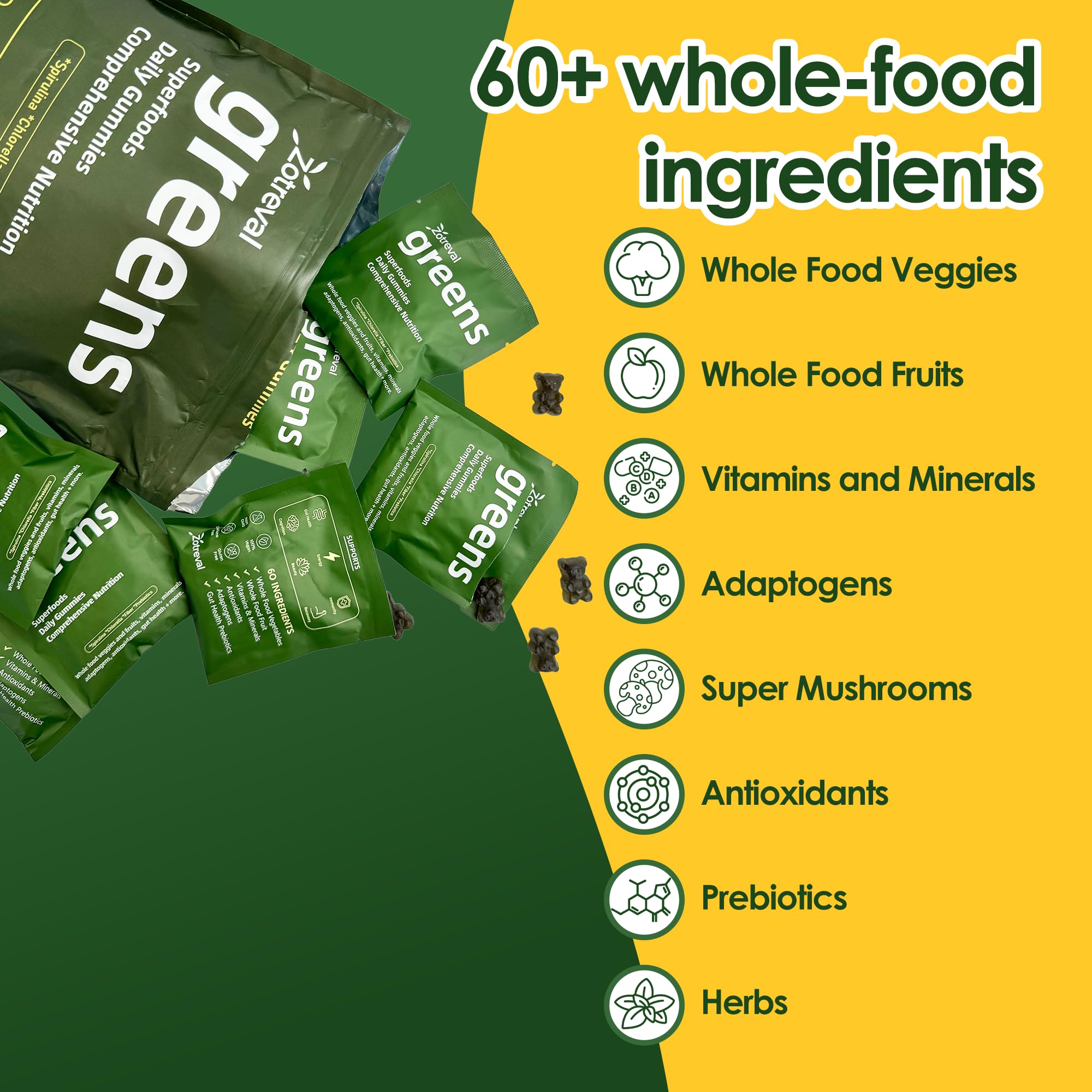 Zotreval Daily Greens packaging box