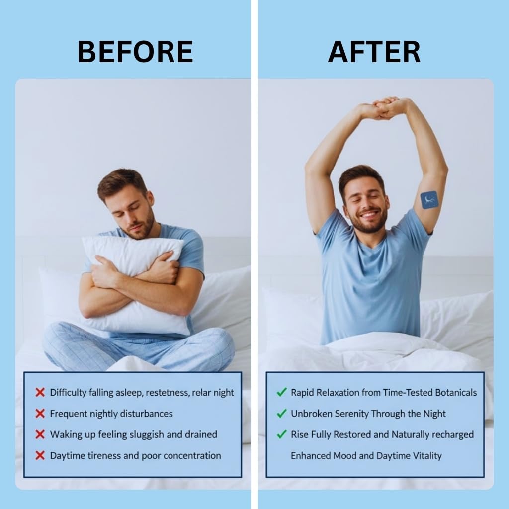 Travel-friendly sleep patches for discreet use while on the go