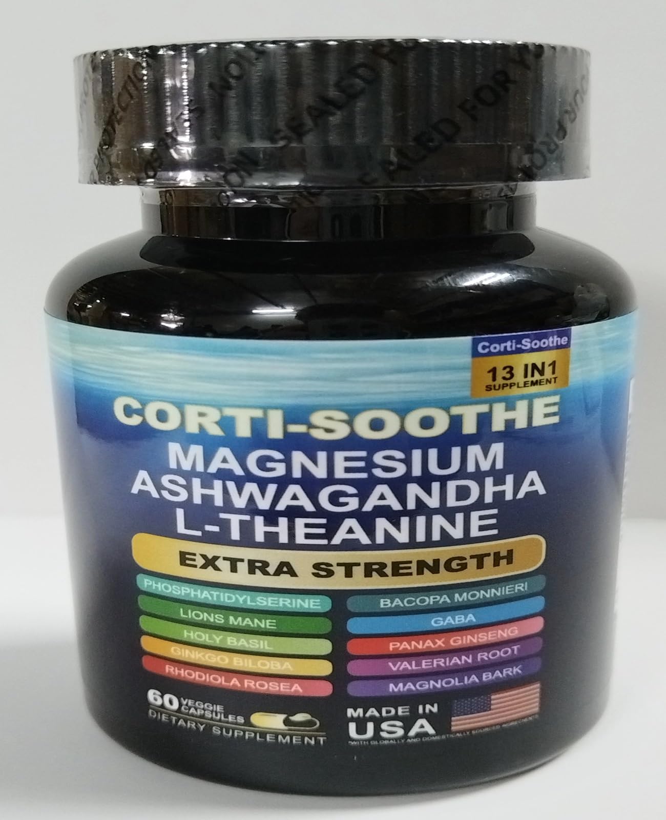 Ashwagandha and phosphatidylserine highlighted ingredients