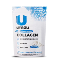 UMZU ZuCollagen hydrolyzed protein powder tub front label unflavored
