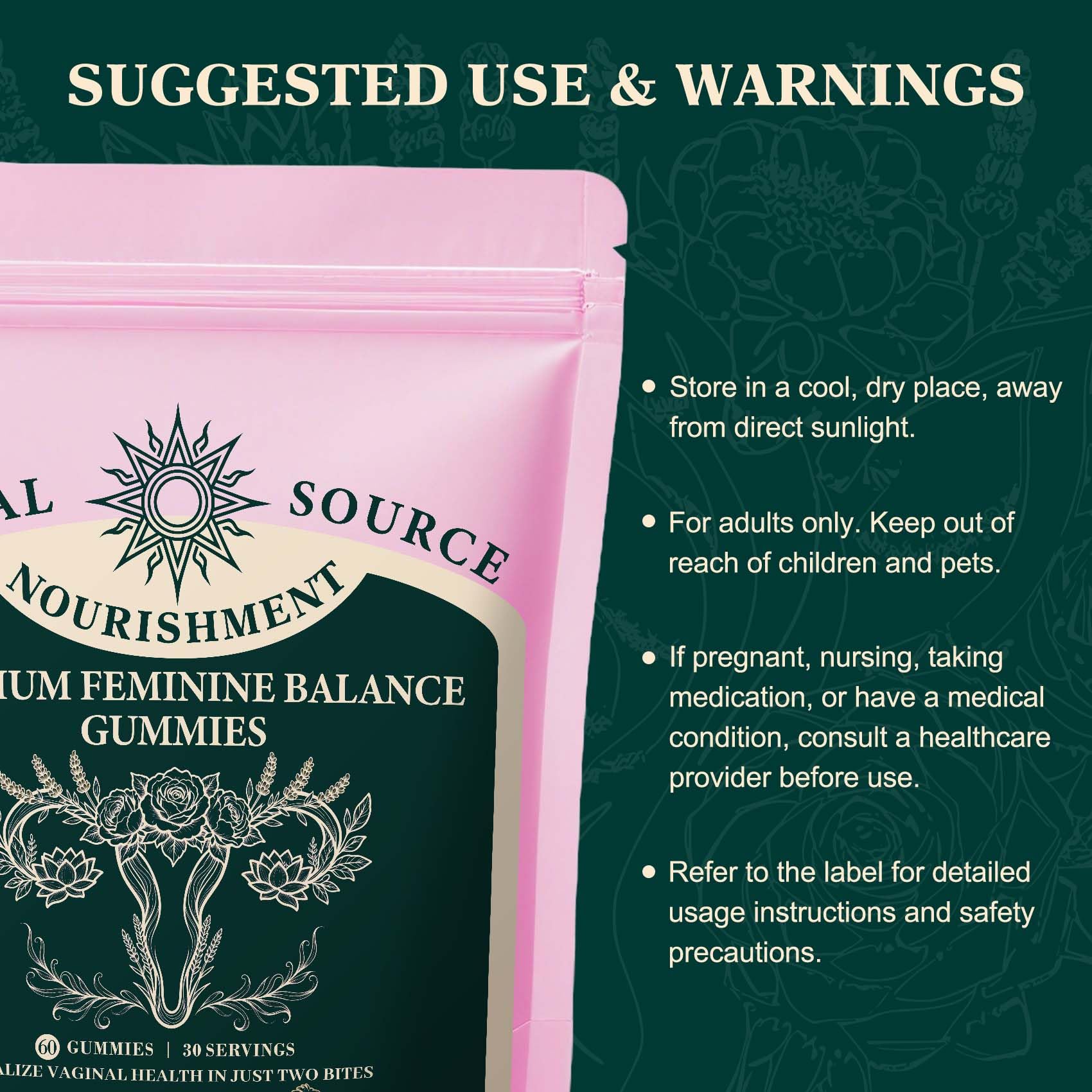 Gummies with vitamin C for immune support and feminine health