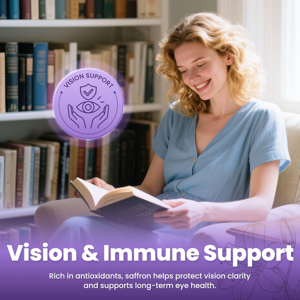 Vision support concept with saffron