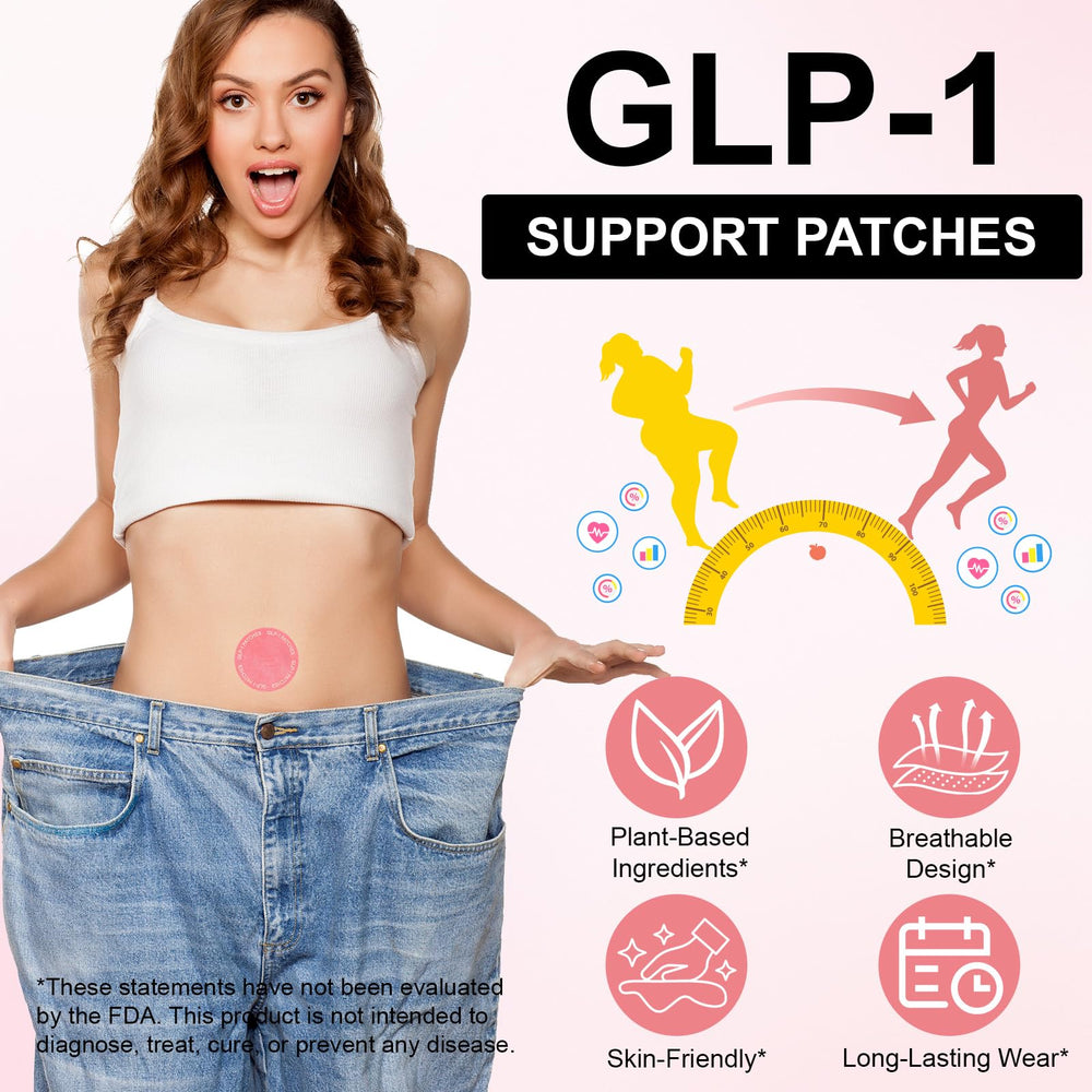 Side view of ZXXBEST GLP-1 Patches packaging