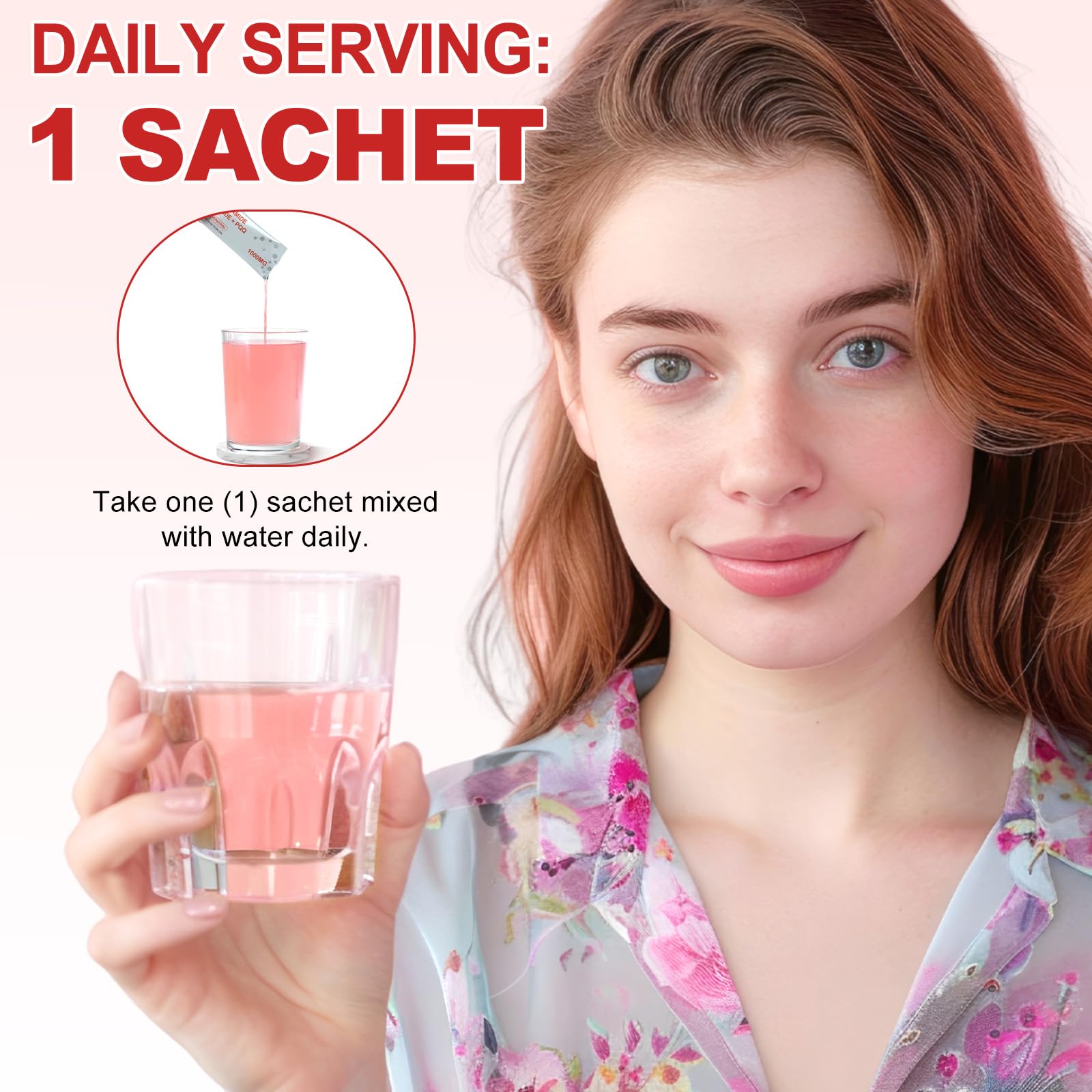 Back label on ZXXBEST NAD 1000mg Liquid NAD+ bottle