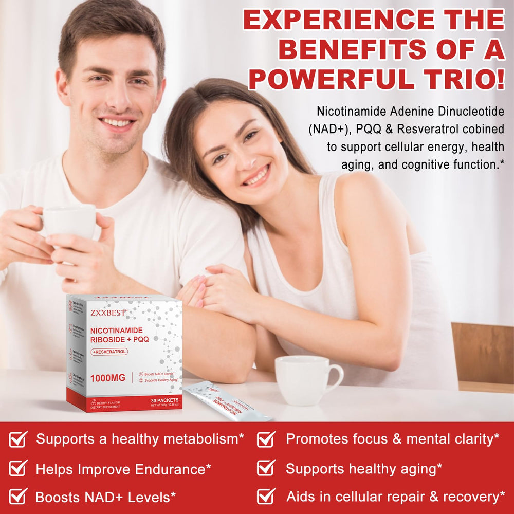 Usage illustration showing dissolving a sachet in water