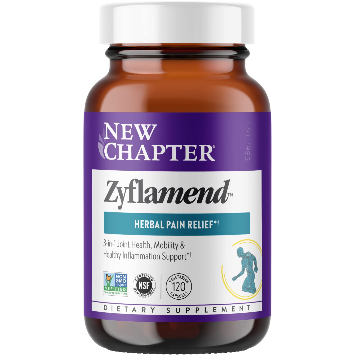 New Chapter Zyflamend bottle with ginger and turmeric