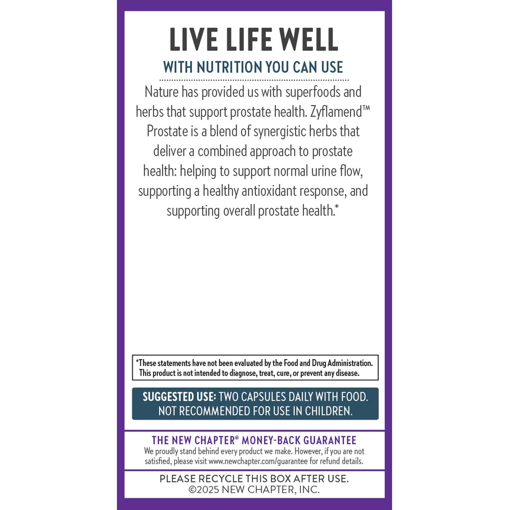 Lifestyle shot of Zyflamend Prostate on a shelf