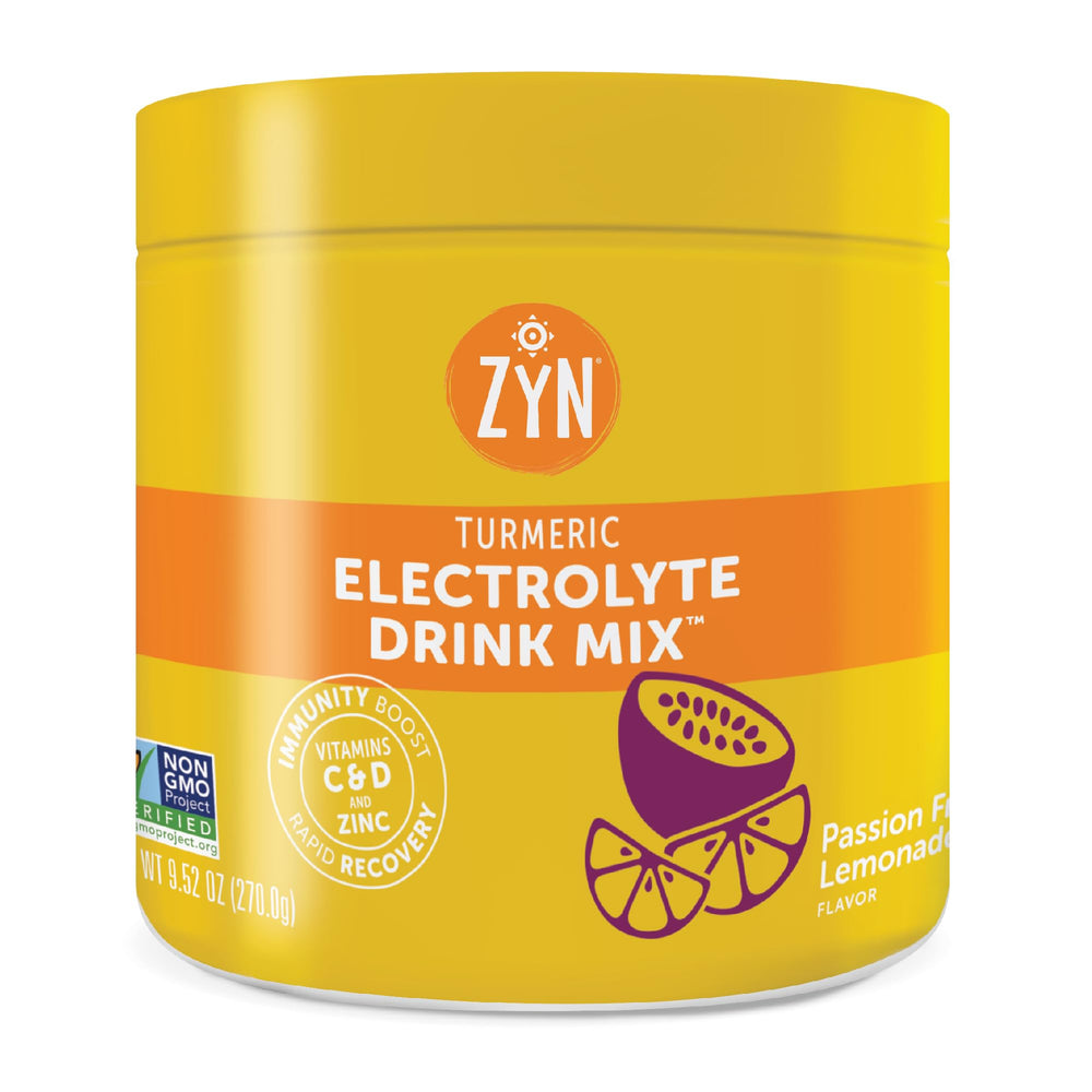 ZYN electrolyte hydration drink mix bottle pour for on-the-go refreshment
