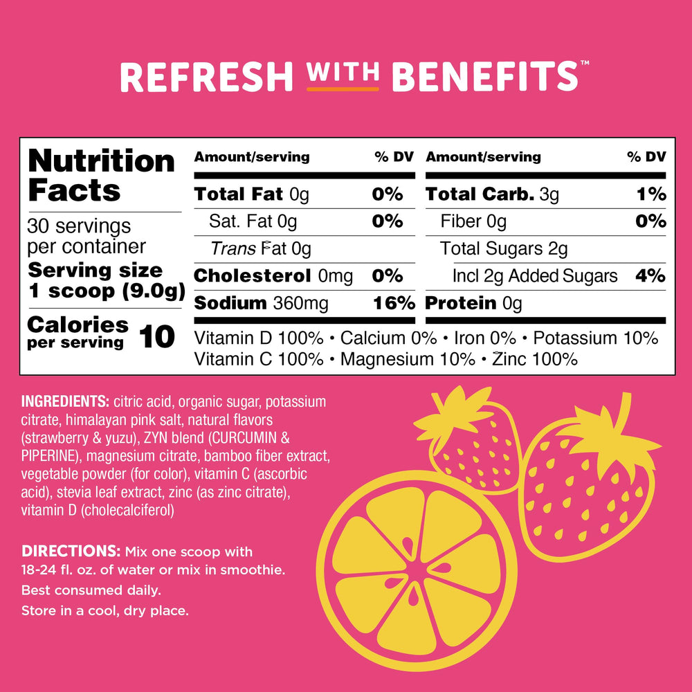 ZYN on-the-go electrolyte sachet showcases convenient single-serve packets.