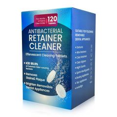 Zyntieu Retainer Cleanser Tablets 23mm 120-pack main box