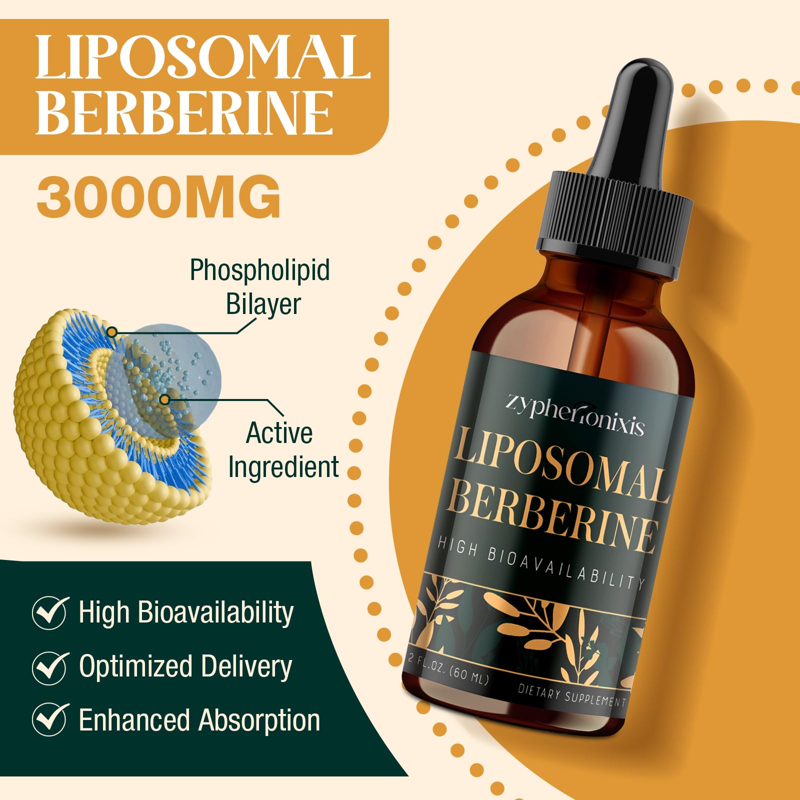 Ginger and prebiotic fibers included in the formula