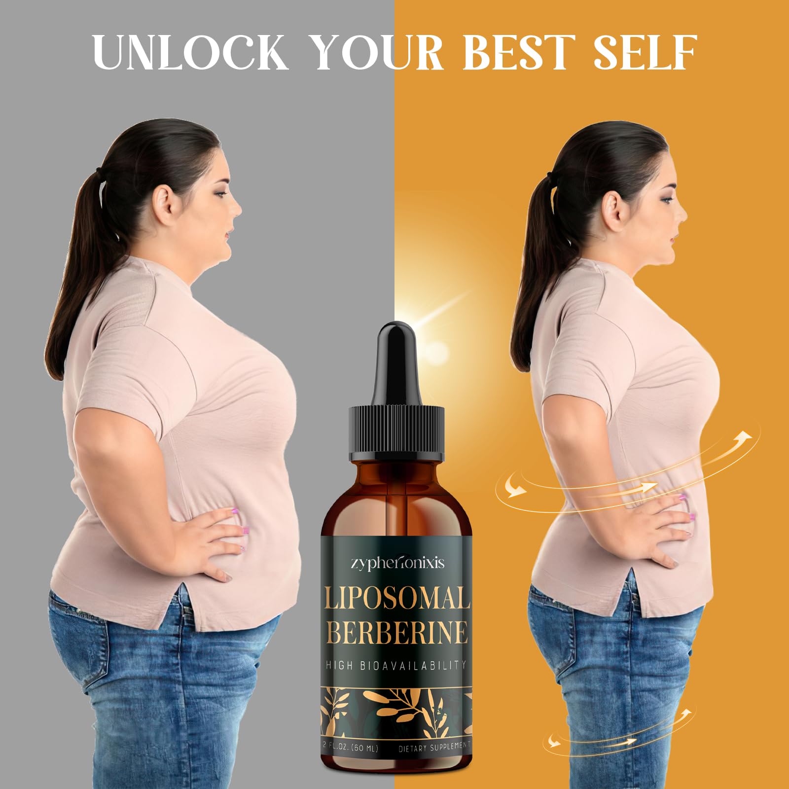 Dropper application of Zypherionixis Berberine Liquid under tongue