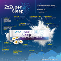 Close-up of natural ingredients used in ZzZuper Sleep formulation